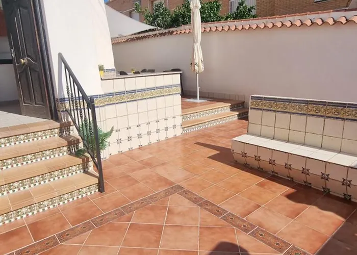 度假居 Mi Casita En Con Piscina Comunitaria Y Barbacoa Privada